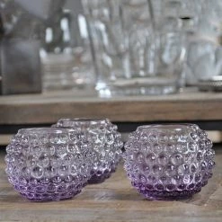 Côté Table Photophore cristal pointe de Diamant violet 5x6 cm Couleur Violet -Côté Table Soldes Boutique 20789858 500 C