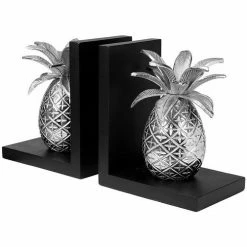 Côté Table Serre livres ananas chrome 30x10x18cm Couleur Chrome 5 Côté Table Serre livres ananas chrome 30x10x18cm Couleur Chrome -Côté Table Soldes Boutique 20789923 500 C