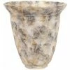 Côté Table Pot fleurs gris en terre cuite 45x46cm Couleur Gris