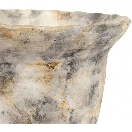 Côté Table Pot fleurs gris en terre cuite 45x46cm Couleur Gris 2 Côté Table Pot fleurs gris en terre cuite 45x46cm Couleur Gris – Image 2