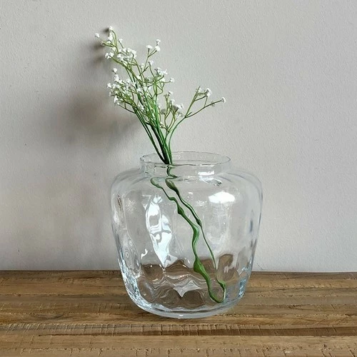 Côté Table Vase verre Clairiere 19.5x22cm Couleur Transparent 2 Côté Table Vase verre Clairiere 19.5x22cm Couleur Transparent – Image 2