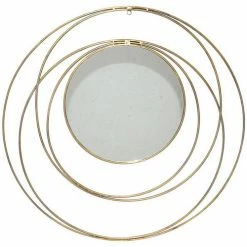 Côté Table Miroir fer doré Elyptic 71cm Couleur Doré