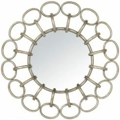 Côté Table Miroir à maillons dorés 82cm Couleur Doré