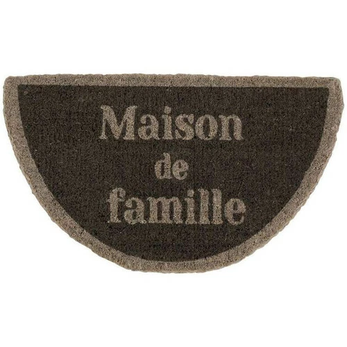 Côté Table Paillasson Maison de famile coco gris 73x43cm Couleur Gris 1 Côté Table Paillasson Maison de famile coco gris 73x43cm Couleur Gris