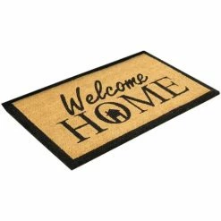 Casâme Paillasson marron motif Welcome Home Couleur Marron 5 Casâme Paillasson marron motif Welcome Home Couleur Marron -Côté Table Soldes Boutique 22315429 500 C
