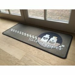Casâme Tapis de cuisine motif Sel et Poivre Couleur Gris -Côté Table Soldes Boutique 22315435 500 C