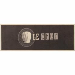 Casâme Tapis de cuisine Le Chef 45x125cm Couleur Gris