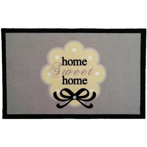 Casâme Tapis d'entrée home sweet home 50x80cm Couleur Noir 1 Casâme Tapis d'entrée home sweet home 50x80cm Couleur Noir