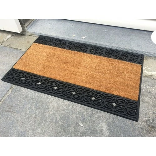 Casâme Paillasson arabesque naturel Couleur Noir 2 Casâme Paillasson arabesque naturel Couleur Noir – Image 2
