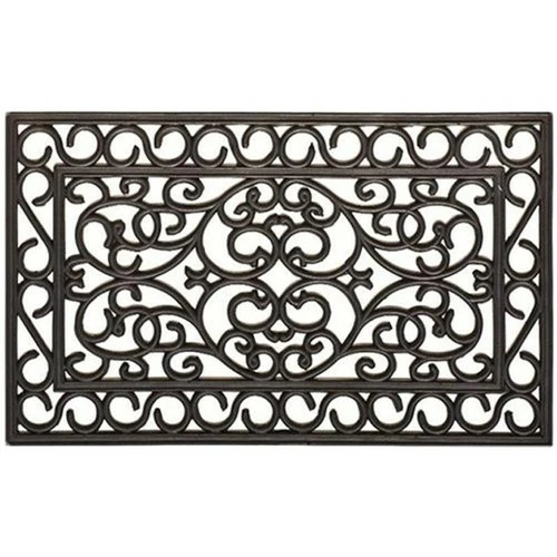 Casâme Paillasson d'extérieur rectangulaire en caoutchouc Couleur Noir 1 Casâme Paillasson d'extérieur rectangulaire en caoutchouc Couleur Noir