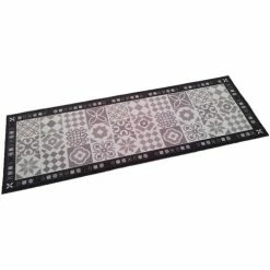 Casâme Tapis de cuisine carrelage ancien beige 45x125cm Couleur Beige -Côté Table Soldes Boutique 22336862 500 B
