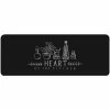 Casâme Tapis de cuisine Heart of the kitchen 50x120cm Couleur Noir