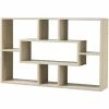 Casâme Étagère Murale Flottante 7 Niches Décor Bois - L76 x H48cm Couleur Autres