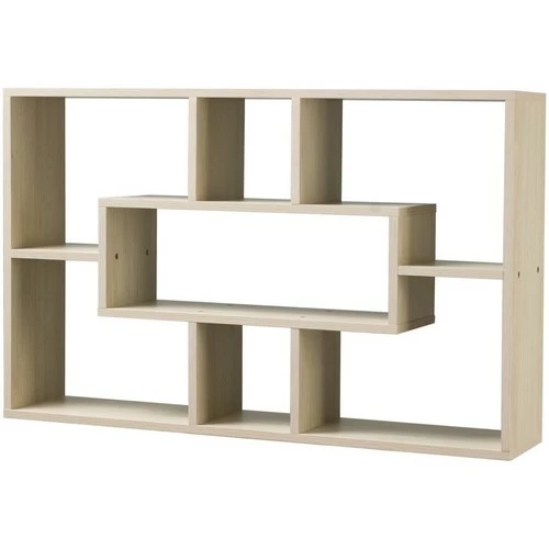 Casâme Étagère Murale Flottante 7 Niches Décor Bois - L76 x H48cm Couleur Autres 1 Casâme Étagère Murale Flottante 7 Niches Décor Bois - L76 x H48cm Couleur Autres