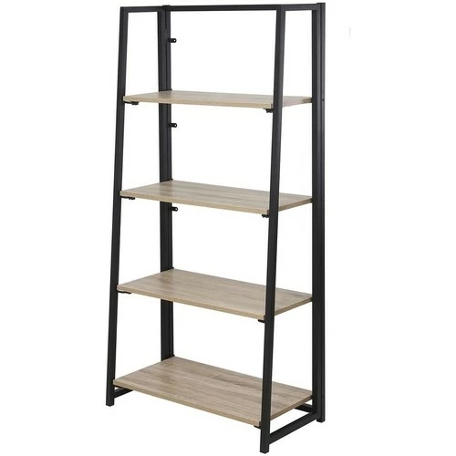 Casâme Étagère pliable 4 niveaux style industriel Couleur Noir 1 Casâme Étagère pliable 4 niveaux style industriel Couleur Noir