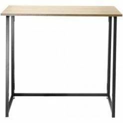 Casâme Bureau pliable style industriel - Longueur 80 cm Couleur Autres