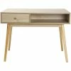 Casâme Bureau décor chêne 1 tiroir 1 case - profondeur 60cm Couleur Autres
