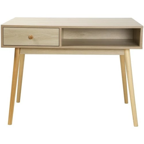 Casâme Bureau décor chêne 1 tiroir 1 case - profondeur 60cm Couleur Autres 1 Casâme Bureau décor chêne 1 tiroir 1 case - profondeur 60cm Couleur Autres
