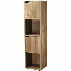 Casâme Meuble 4 cases décor bois 2 portes Couleur Marron 5 Casâme Meuble 4 cases décor bois 2 portes Couleur Marron -Côté Table Soldes Boutique 22791807 500 C