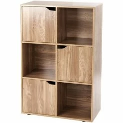 Casâme Meuble à 6 cases avec trois portes Couleur Autres