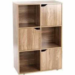 Casâme Meuble à 6 cases avec trois portes Couleur Autres -Côté Table Soldes Boutique 22791810 500 C