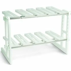 Casâme Etagère 2 niveaux sous evier Couleur Blanc