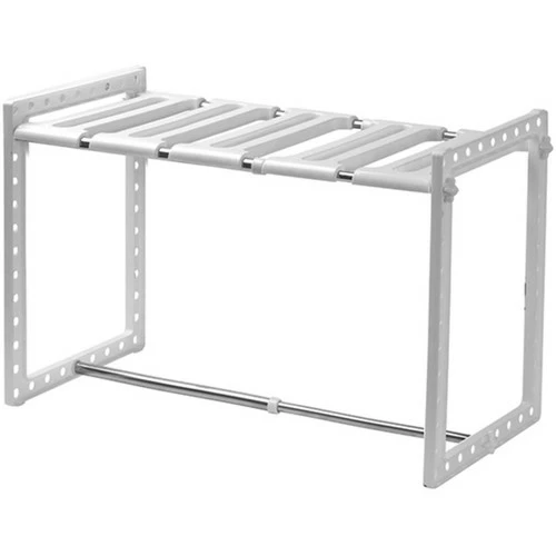 Casâme Étagère 1 niveau sous évier extensible L38/65 cm Couleur Blanc 1 Casâme Étagère 1 niveau sous évier extensible L38/65 cm Couleur Blanc
