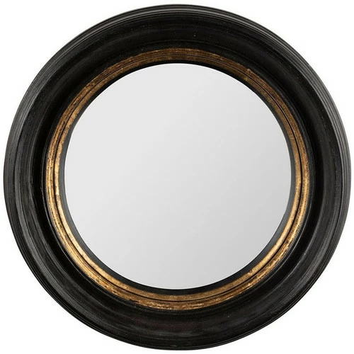 Côté Table Miroir rond noir doré Auréole 33cm Couleur Noir et doré 1 Côté Table Miroir rond noir doré Auréole 33cm Couleur Noir et doré