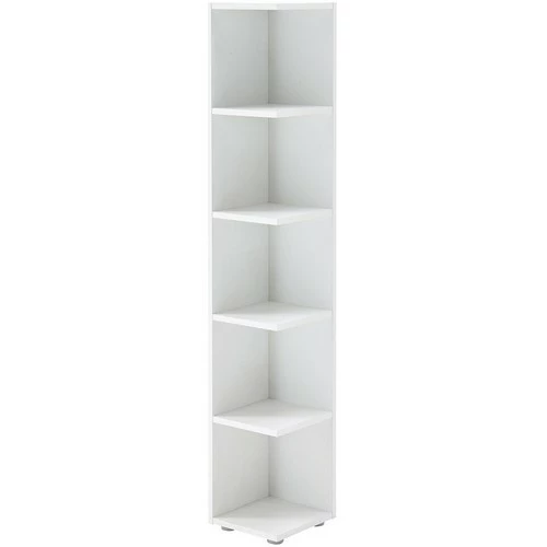 Casâme Etagère d'Angle 5 niveaux H142 cm Couleur Blanc 1 Casâme Etagère d'Angle 5 niveaux H142 cm Couleur Blanc