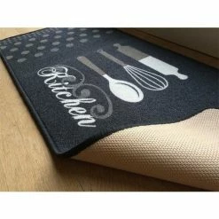 Casâme Tapis de cuisine gris motif Kitchen Couleur Gris -Côté Table Soldes Boutique 23683518 500 C
