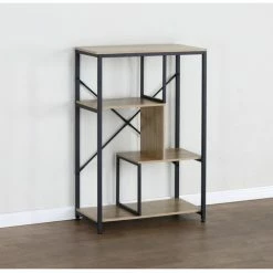 Casâme Etagère Industrielle 4 étagères - L54 x H98 cm Couleur Noir -Côté Table Soldes Boutique 23771962 500 C